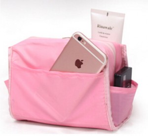 Waterproof printed make up bag-multi color