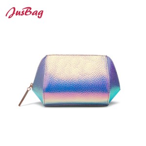 New laser pu leather cosmetic pouch