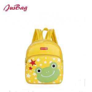 Children backpack-PU leather-frog