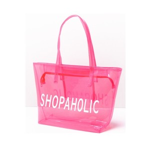 Shopping&beach bag、tote bag-PVC-blue、orange、pink、black、brown
