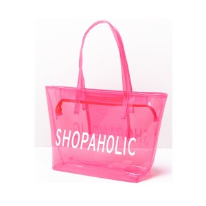 Shopping&beach bag、tote bag-PVC-blue、orange、pink、black、brown