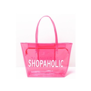 Shopping&beach bag、tote bag-PVC-blue、orange、pink、black、brown