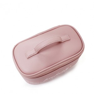 New pu leather make up bag-pink