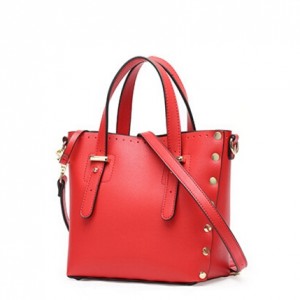 PU leather tote bag with rivet-multi color