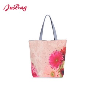 Shopping&beach bag-canvas-flowers