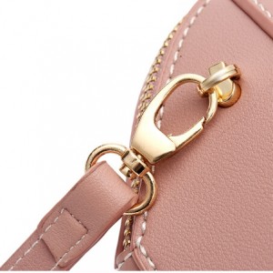 Candy color medium crossbody bag-pink