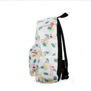 Basci printing backpack-flamingo