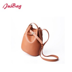 Shoulder bag-PU leather-brown