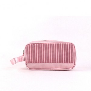 Ladies make up bag washing pouch-stripes