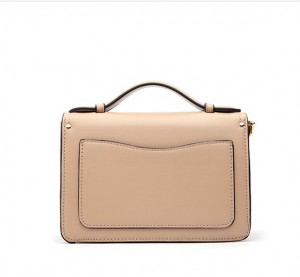 Basic square pu leather clutch with wide belt-multi color