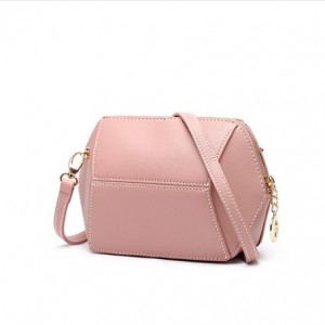 Candy color medium crossbody bag-pink