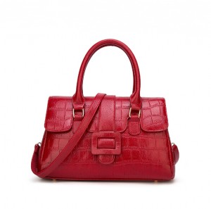 Crocodile grain hand bag- multi color