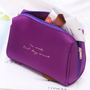 Waterproof printed make up bag-multi color