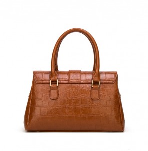 Crocodile grain hand bag- multi color