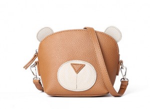 Cartoon shoulder bag-PU leather-multicolor