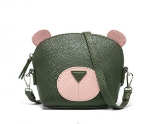 Cartoon shoulder bag-PU leather-multicolor