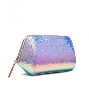 New laser pu leather cosmetic pouch