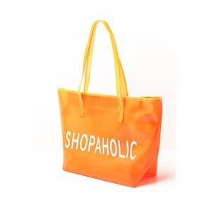 Shopping&beach bag、tote bag-PVC-blue、orange、pink、black、brown