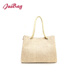 Canvas beach bag totes-melange color