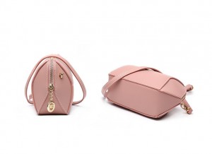 Candy color medium crossbody bag-pink
