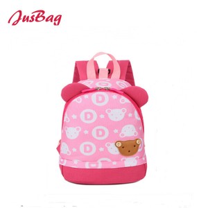 Children backpack-polyester-color splicing