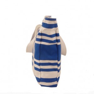 Canvas shopping bag beach bag-dots/stripes