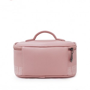 New pu leather make up bag-pink