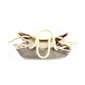 Canvas beach bag totes-melange color
