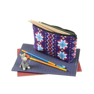 Make up bag pencil pouch-ethnic printed